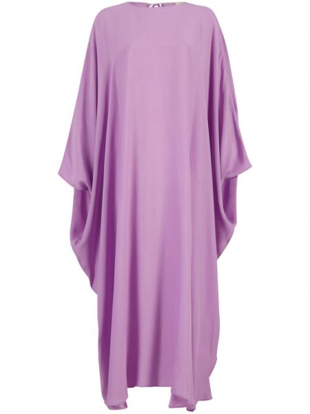 Rochie de mătase Paula violet