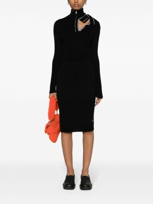 Pletené pouzdrová sukně Vivienne Westwood černé