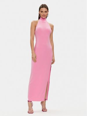 Koktejlové šaty Norma Kamali růžové
