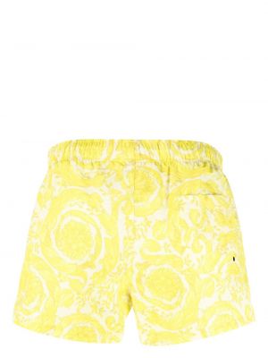 Shorts à imprimé Versace jaune