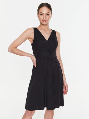 Κοκτέιλ φόρεμα Lauren Ralph Lauren μαύρο