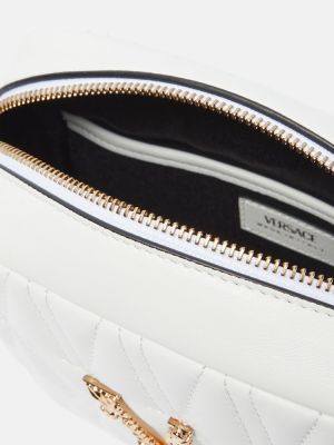 Καπιτονέ δερμάτινη τσάντα χιαστί Versace