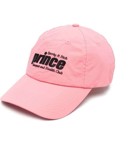 Trykt cap Sporty & Rich rosa