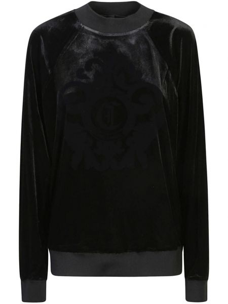 Velour sweatshirt Just Cavalli sort