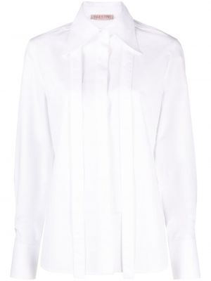 Medvilninė marškiniai Valentino Garavani balta