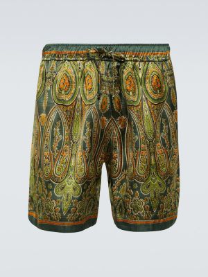 Bermuda kratke hlače s potiskom Amiri zelena