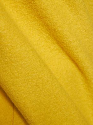 Džerzej vlnený krátký kabát Weekend Max Mara žltá