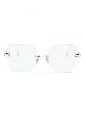 Oversize dioptrijas brilles Dita Eyewear zelts