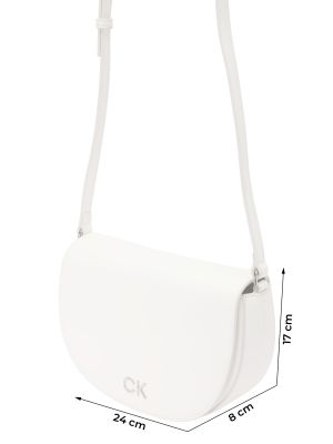 Чанта през рамо Calvin Klein бяло