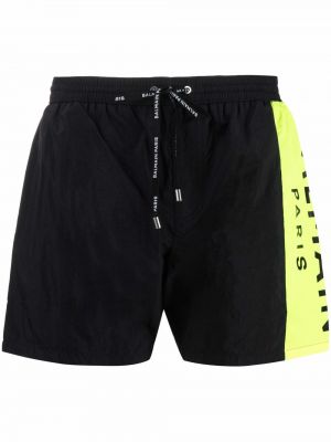 Stripete shorts Balmain svart