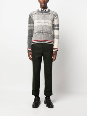 Karierter woll pullover Thom Browne