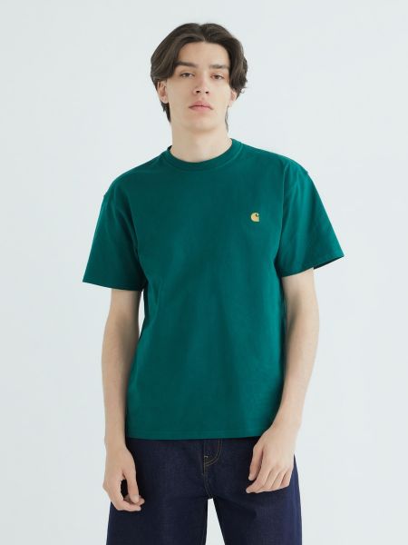 Camiseta con bordado manga corta Carhartt Wip verde