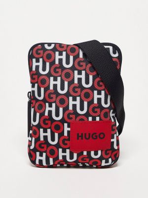 Красная сумка для тела с логотипом HUGO Ethon