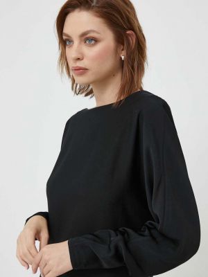 Laza szabású koktélruha Calvin Klein fekete