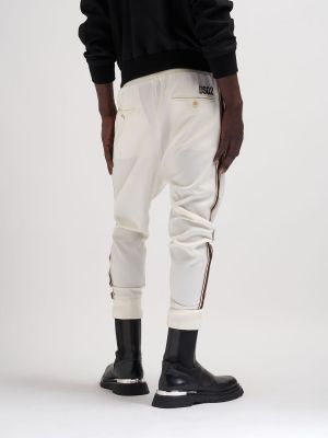 Pantalones de chándal de lana Dsquared2 blanco
