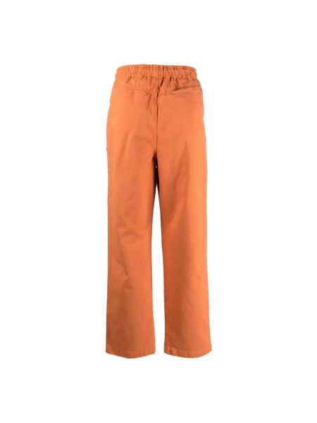 Pantalones rectos Stussy naranja