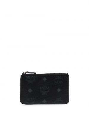 Peňaženka s potlačou Mcm čierna