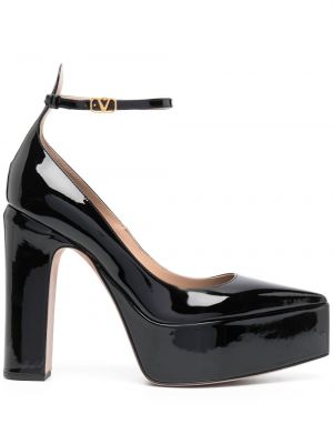 Pantofi cu toc cu platformă Valentino Garavani Pre-owned negru