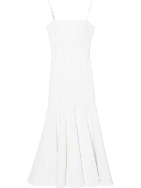 Коктейлна рокля Carolina Herrera бяло