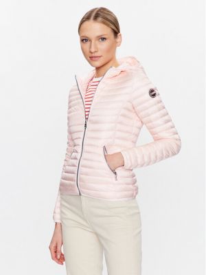 Pernata jakna slim fit Colmar ružičasta