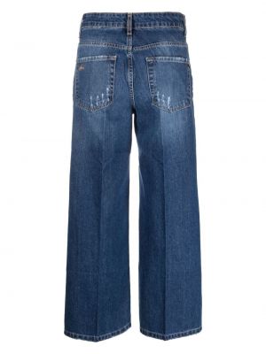 Distressed straight jeans Merci blau