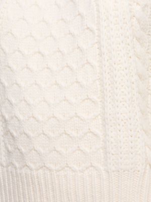 Vilnonis megztinis iš merino vilnos Fusalp smėlinė