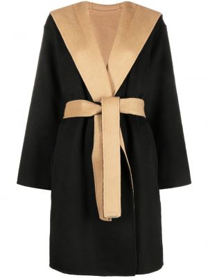 Obojstranná vlnená bunda Liu Jo čierna