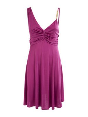 Priliehavé šaty Marciano Guess fialová
