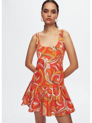 Коктейльное платье Adl оранжевое