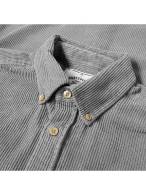 Camisa de pana de franela Portuguese Flannel gris