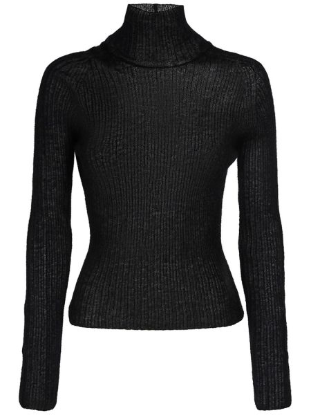 Mohair turtleneck Saint Laurent svart