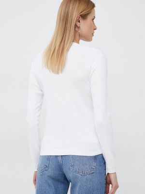 Pamučni pulover United Colors Of Benetton bijela