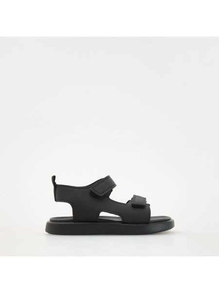Sandály na suchý zip na zip Reserved černé