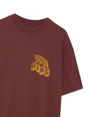 T-shirt mit print mit tiger streifen Anine Bing