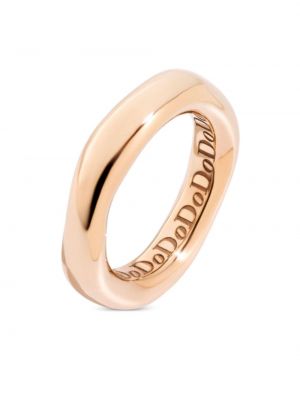 Asimetrični prsten od ružičastog zlata Dodo