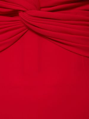 Rochie lunga drapată Zuhair Murad roșu