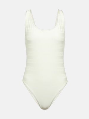 Dryžuotas maudymosi kostiumėlis Balmain balta