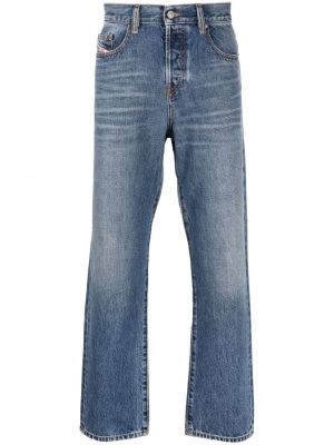 Hög midja jeans med normal passform Diesel blå