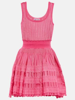 Φόρεμα Alaia ροζ