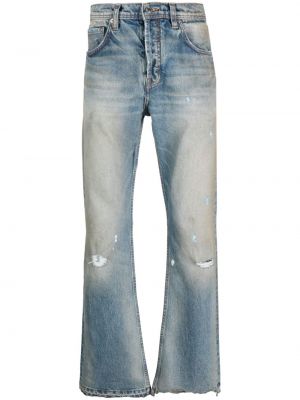Straight fit džíny s oděrkami Enfants Riches Déprimés modré