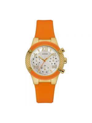 Pomarańczowy zegarek Guess
