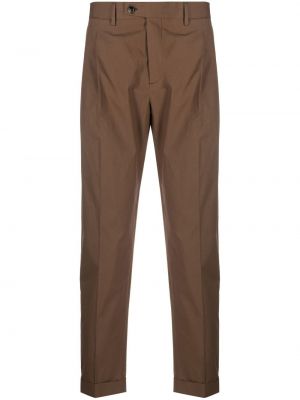 Pantalon chino Dell'oglio marron