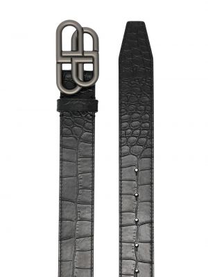 Cinturón con hebilla Balenciaga negro