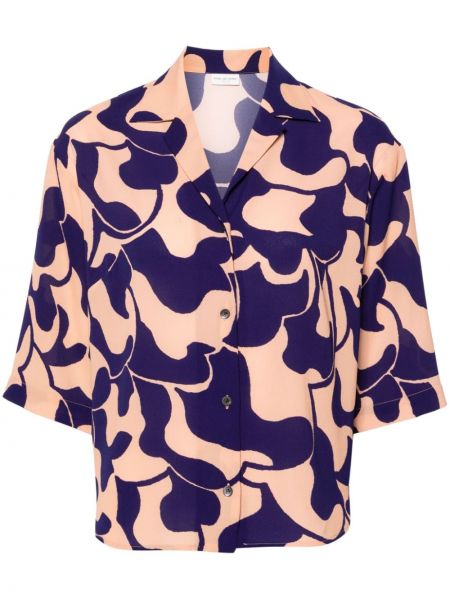 Košile s knoflíky s potiskem s abstraktním vzorem Dries Van Noten