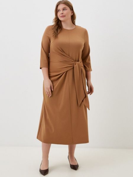Платье Averi коричневое