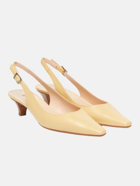 Туфли-лодочки с пяткой на пятке Evita, светло-желтого