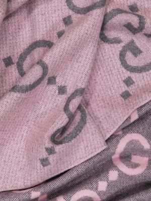Bufanda de cachemir con estampado de cachemira de tejido jacquard Gucci