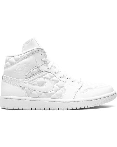 Καπιτονέ sneakers Jordan Air Jordan 1 λευκό
