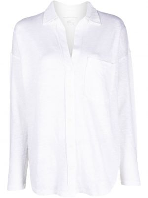 Camicia di lino Majestic bianco