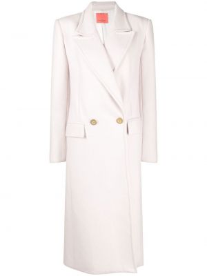 Μάλλινο παλτό Manning Cartell ροζ